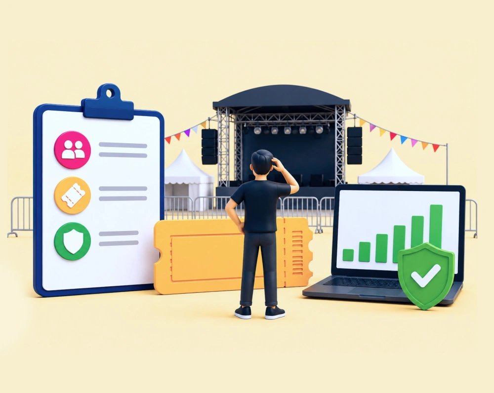 Ticketing uitdagingen voor festivalorganisatoren